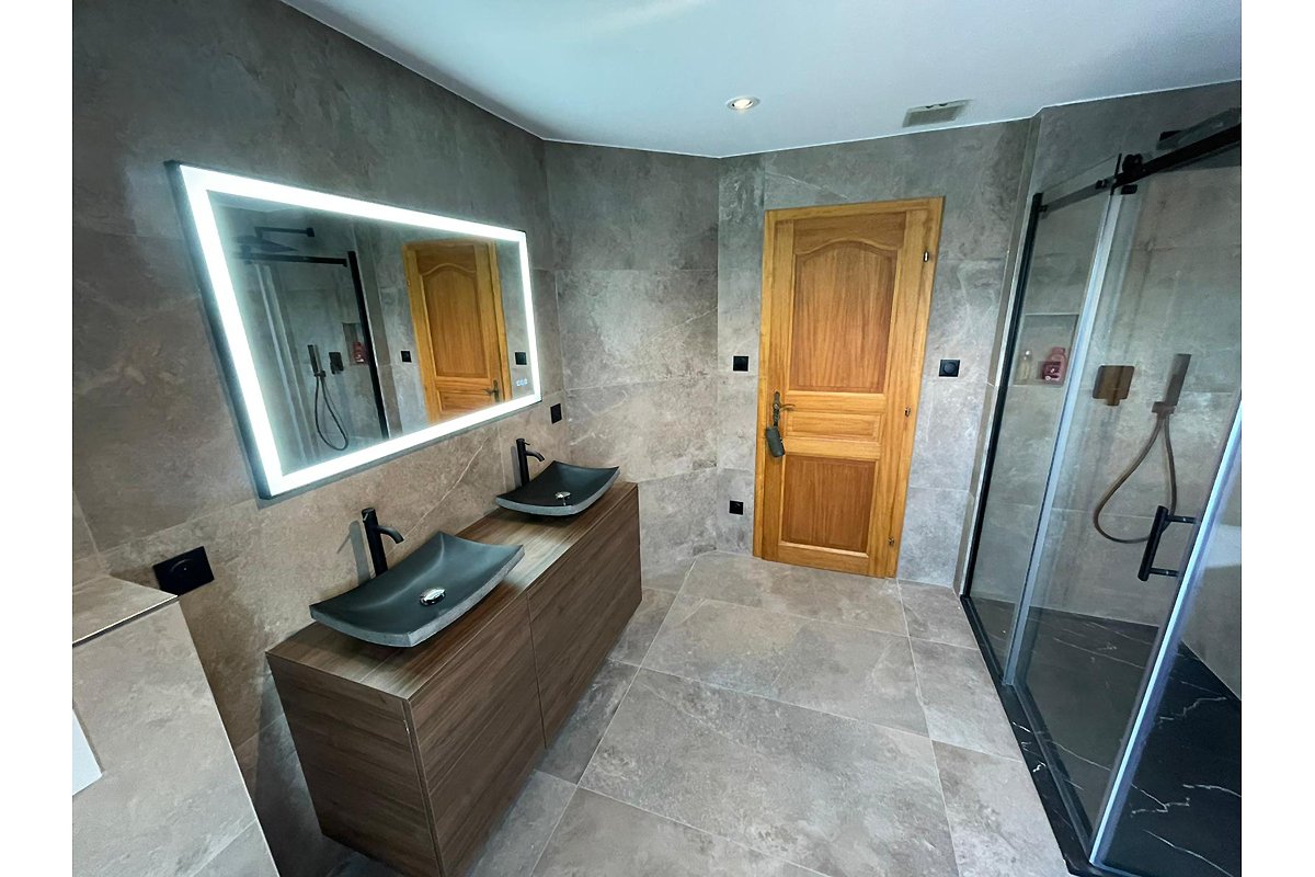 salle de bain & douche design - double vasque