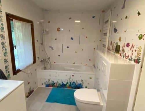 Salle de Bain 9 | Standard – Blanc & Poisson